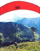 Paragliding in Kullu Valley, India