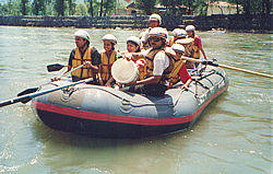 River Rafting on river Beas, Kullu Valley.