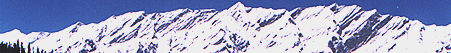 Snow clad Mountain Peaks - Kullu Valley