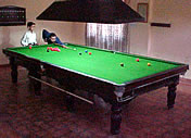 Snooker at Harisons Clubhouse. 